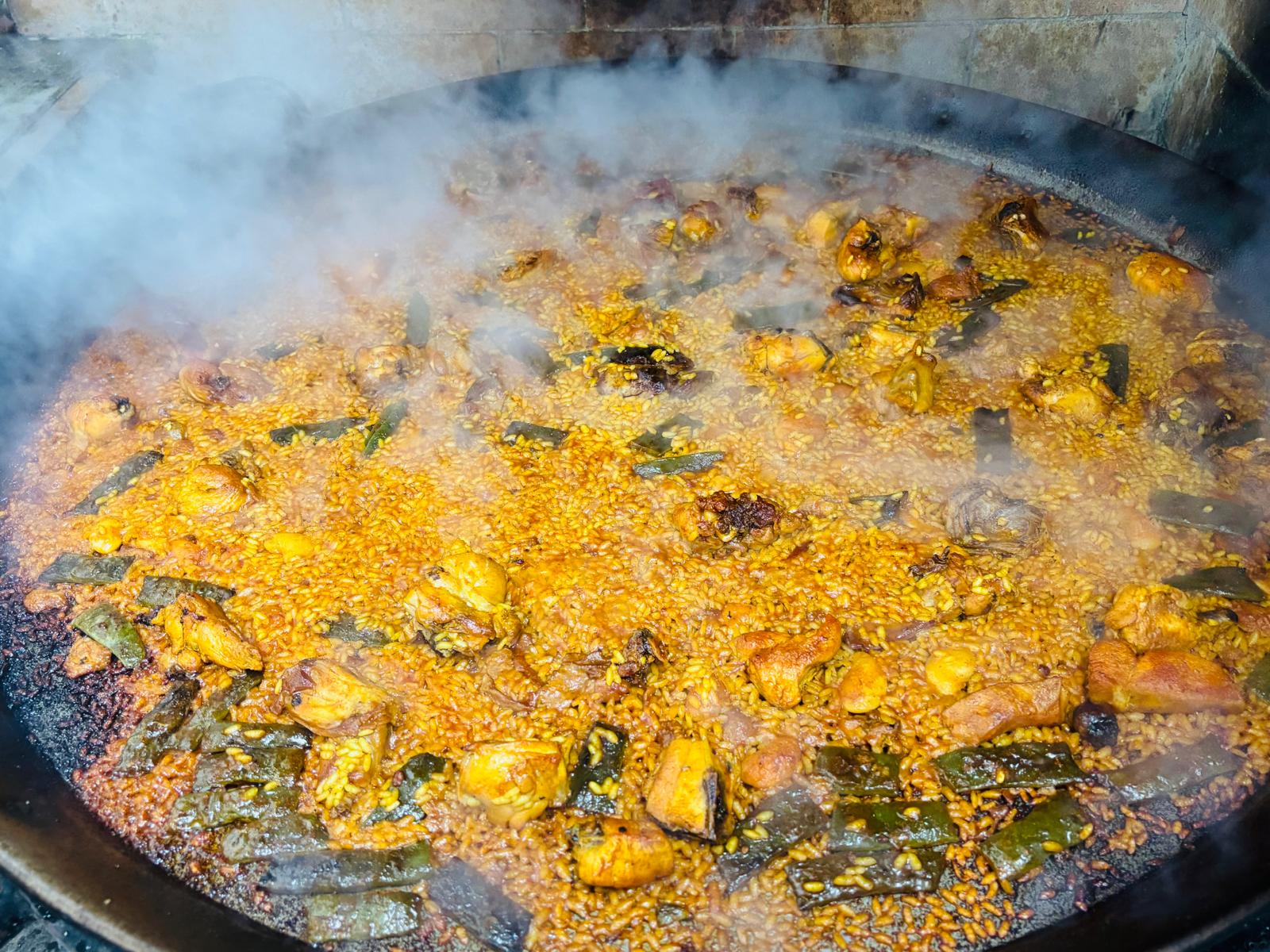 Paellas gigantes para eventos deportivos Valencia