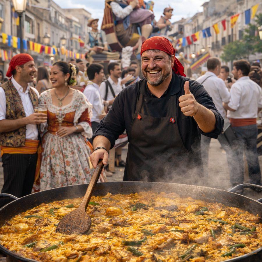 Paellas gigantes en Valencia