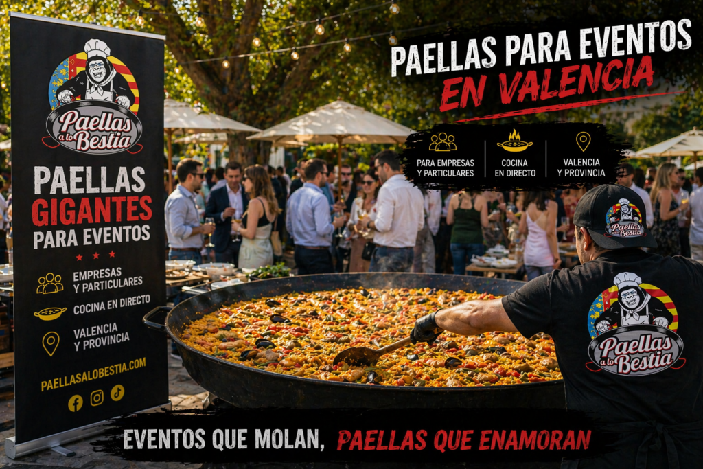 Paellas para eventos en Valencia