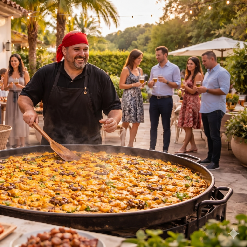 Cocinero de paellas a domicilio