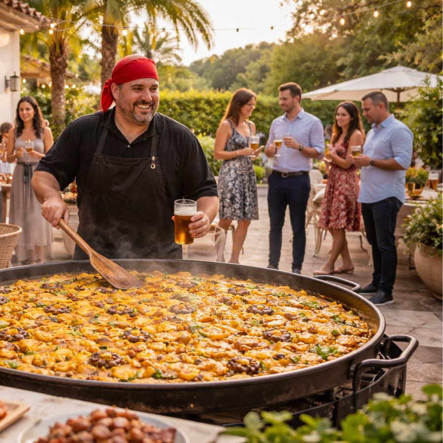 Cocineros de paella a domicilio en Valencia